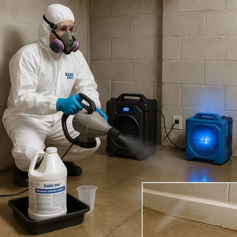 Sanitization and Odor Removal process in Basye, VA