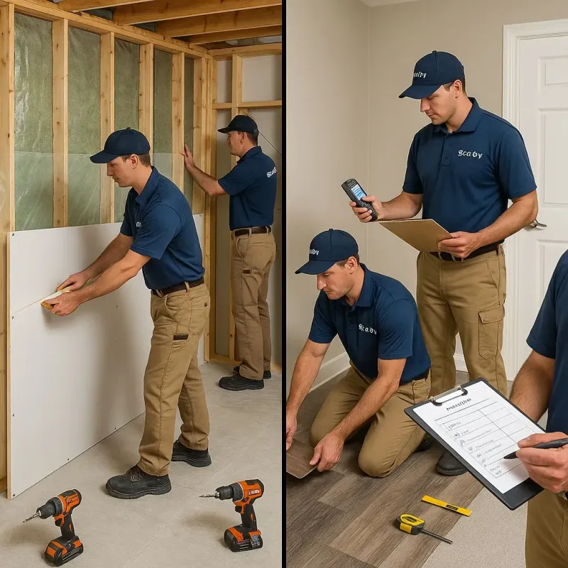 Repairs and Reconstruction process in Basye, VA